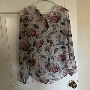 LOFT SHEER BLOUSE